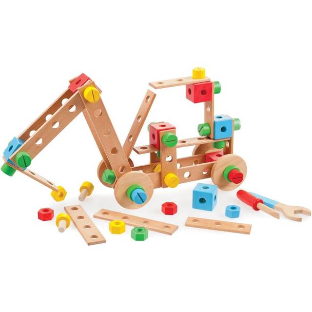 Tidlo Wooden Construction Set, Multi