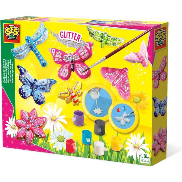 Creative Casting And Painting - Butterfly And Glitter, Multi