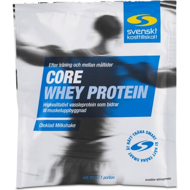 Core Whey Protein Portionspåse, Choklad Milkshake, 33 g