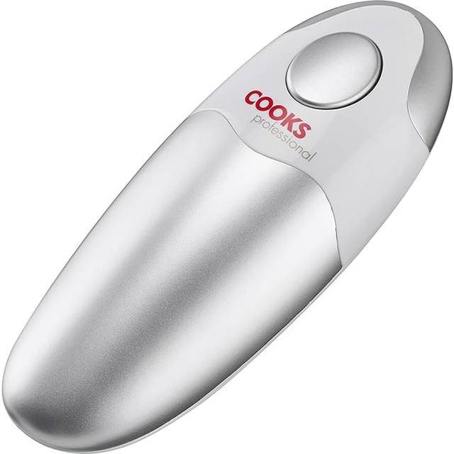 (Cooks Professional Automatic Can Opener in White and Silver) Cooks Professional Automatic Can Opener