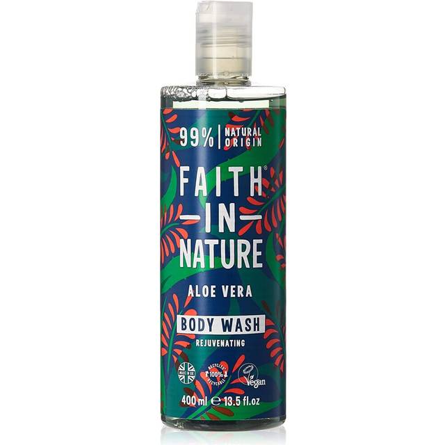 Faith in nature natural aloe vera body wash soothing shower gel vegan and cruelt