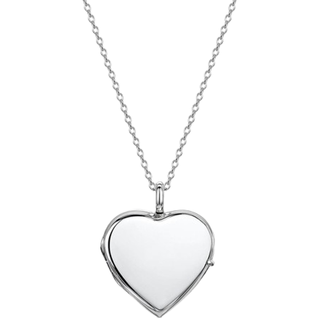 Heart Personalised Silver Locket