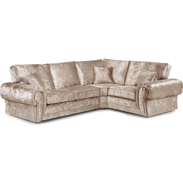 Ermanno 3 - Piece Upholstered Corner Sectional - Mink (90cm H X 265cm W X 185cm D)