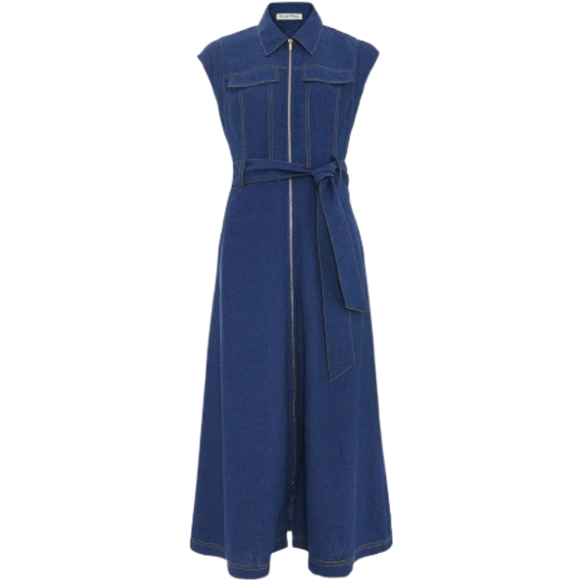 Luiza Zipped Denim Shirt Dress - Phase Eight offers inclusive collections, with each style expertly created by the in-house team of designers. Daily basics and occassionwear can be found across each line, with hand-drawn prints adorning many of the brands creations. With versatility and sophistication in mind, you are sure to find a piece that you will continue to reach for year after year.