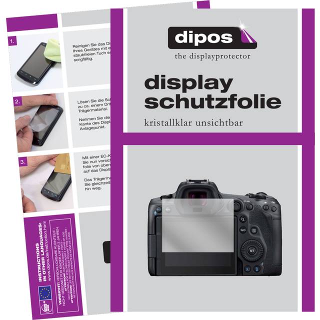 2x Screen Protector For Canon Eos R6 Protection Crystal Clear Dipos