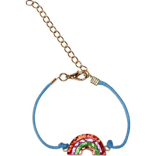 Rainbow glitter bracelet for kids Rex London - Bleu - One size