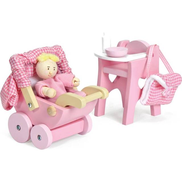 - Wooden Doll House Nursery Play Set For Dolls Houses | Daisylane Dolls House Furniture Sets - Suitable For Ages 3+