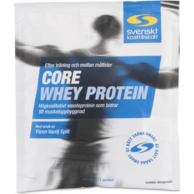 Core Whey Protein Portionspåse, Päron Vanilj Split, 33 g