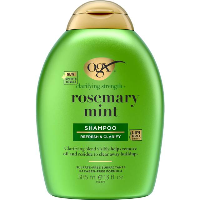 OGX Clarifying Strength + Rosemary Mint Shampoo  Clarifying Shampoo Visibly Helps Remove Oil & Residue to Clear Away Buildup from Oily Hair  Sulfate-F