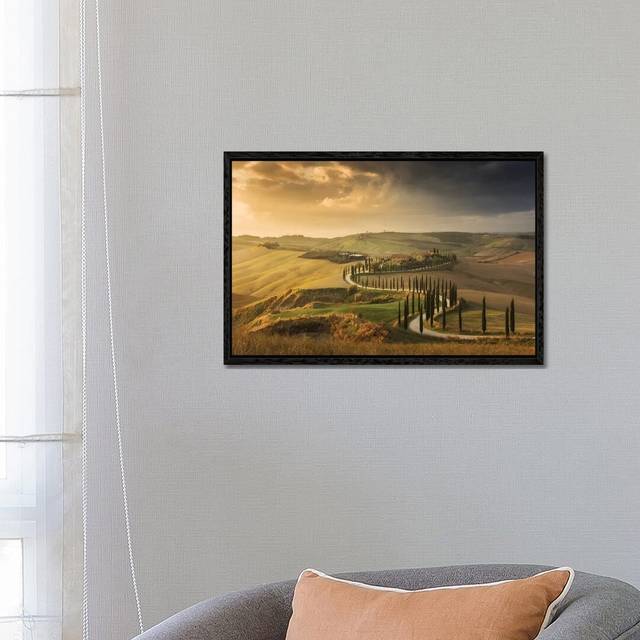 Tuscany by Daniel Kordan - Photograph Print on Canvas - Black Framed (66.04 cm H x 45.72 cm W)
