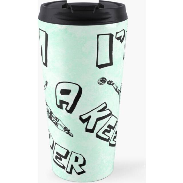 Coffee Mug  I'm A Keeper, Soccer Goalie, Football Goalkeeper 16 oz Stainless Steel Vacuum Insulated Tumbler Cup