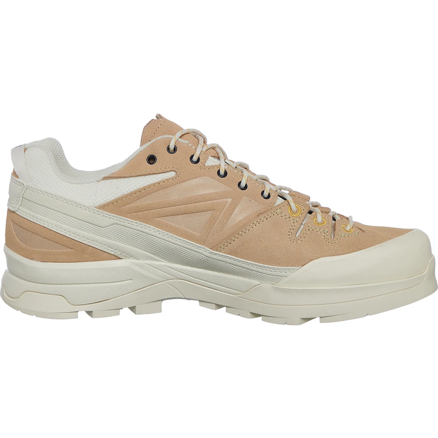 Salomon Beige X-Alp Leather Sneakers - Vanilla/Almond Buff/ - US 13