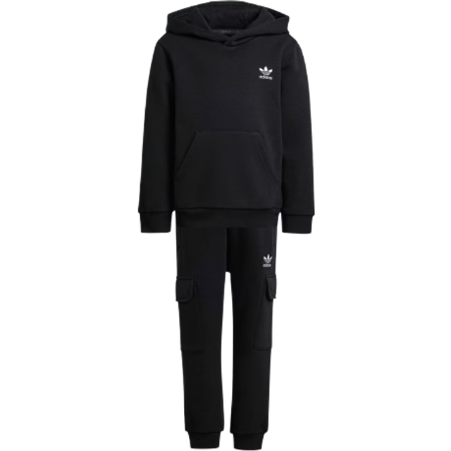 ADIDAS ORIGINALS Hoodie Fz Cargo |Svart |122