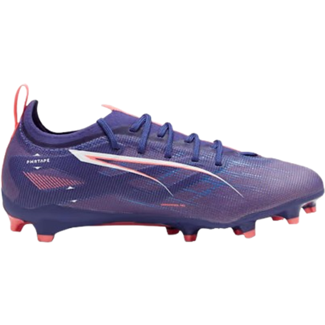 PUMA Unisex barn Ultra 5 Pro Fg/Ag Jr fotbollssko, Lapis Lazuli Puma vit solnedgång glöd, 35 EU