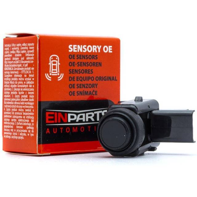 EINPARTS Parkeringssensorer EPPDC78 fram och bak ultraljudsensor svart