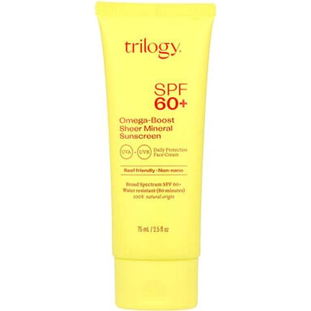 Trilogy, Omega Boost Sheer Mineral Sunscreen, SPF 60+, 2.5 fl oz (75 ml)