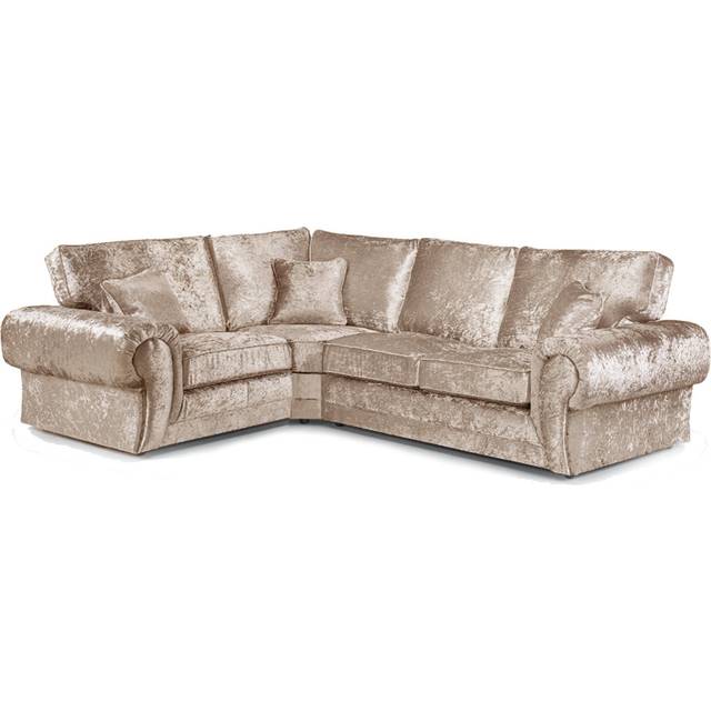 Ermanno 3 - Piece Upholstered Corner Sectional - Mink (90cm H X 265cm W X 185cm D)