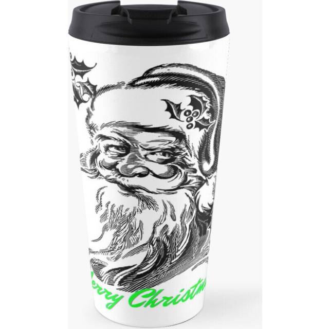 Coffee Mug  Kind Santa Clause classic design, great Christmas gift 16 oz Stainless Steel Vacuum Insulated Tumbler Cup
