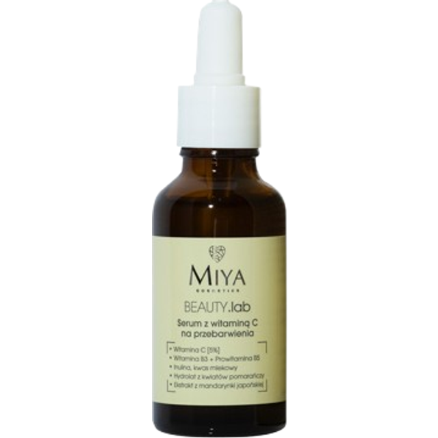 Miya cosmetics beauty.lab serum with vitamin c anti discolorations vegan 30ml