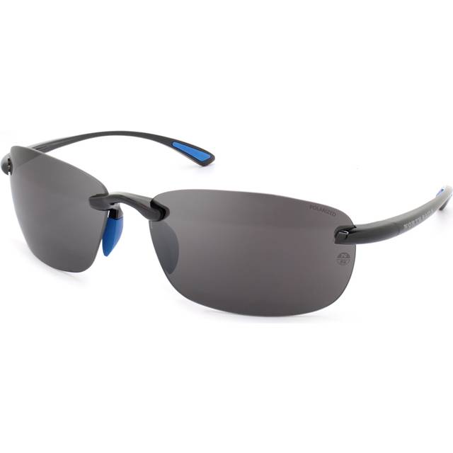 North Sails Unisex Vega NS005 Sunglasses Plastic Black Grey Squared Polarized