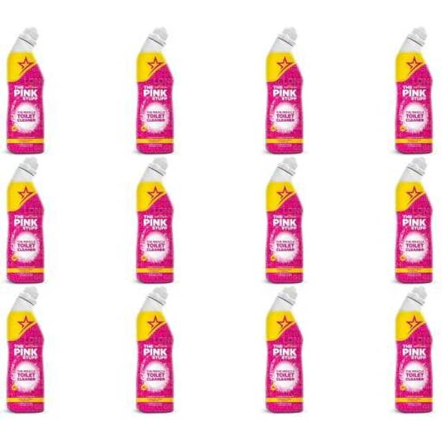 Stardrops, The Pink Stuff Miracle Toilet Cleaner, Pink, 750 ml (Pack of 12)