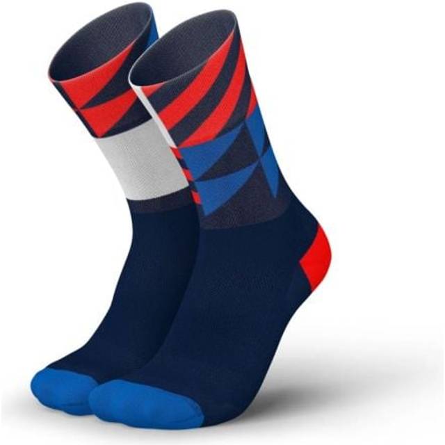 Incylence ULTRALIGHT ELEMENTS Strumpor Unisex Blå Stl. 39-42 – Lätta och Snygga Löparstrumpor för Optimal Komfort