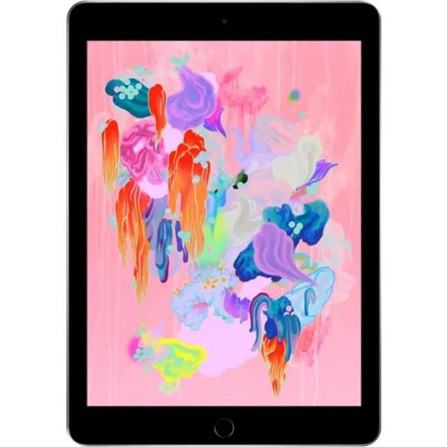 T1A - Apple iPad 6th Gen Space Gray 32 GB Very Good Condition