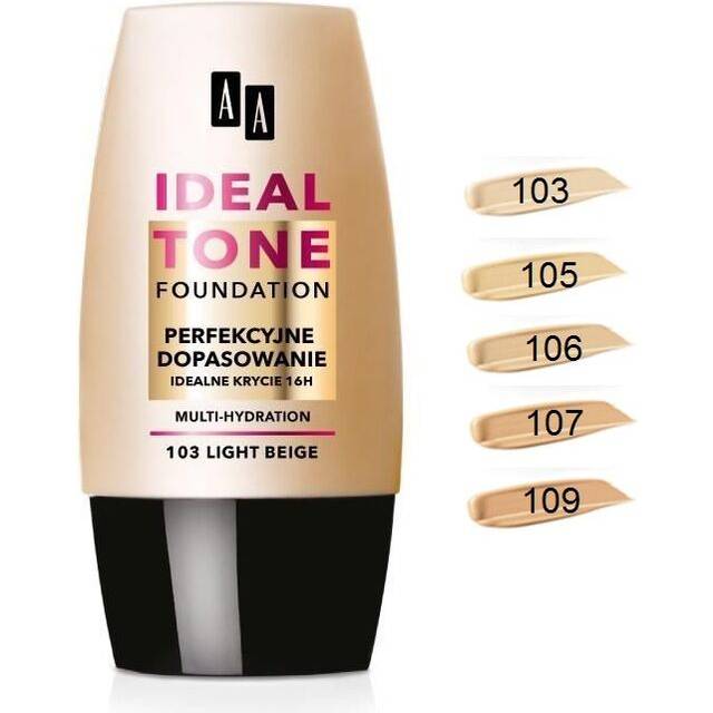 AA Make Up Ideal Tone foundation perfect fit 105 Sand 30ml