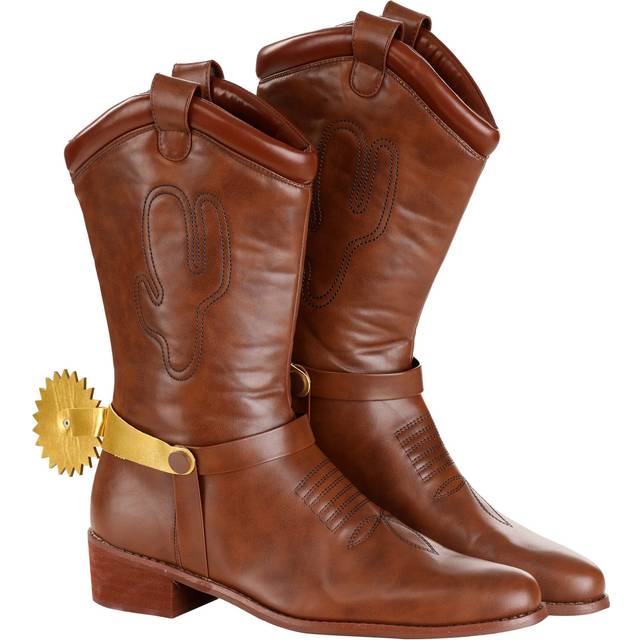 Toy Story Woody Men&#39;s Costume Boots - Brown (8)