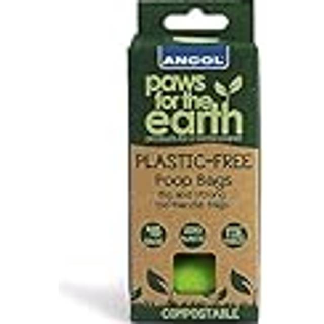 Ancol xl dog poo poop bags plastic free biodegradable tie handles