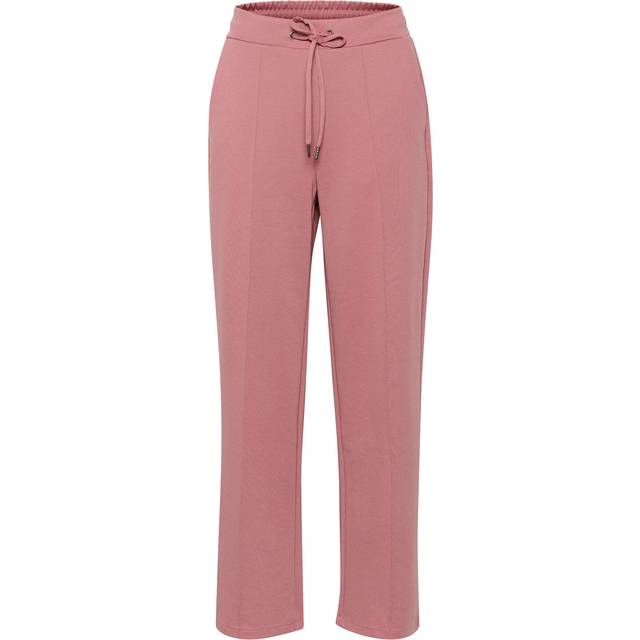 Kaffe, Byxor, Dam, S, Polyester, Straight Pants i Mesa Rose - pink (S)