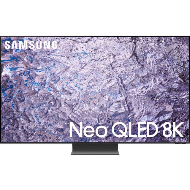 Samsung QE75QN800CTXXH, 190,5 cm (75"), 7680 x 4320 pixel, QLED, Smart TV, Wi-Fi, Sort, Sølv