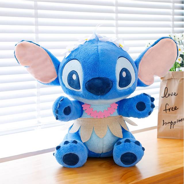 (Blue, 30cm/11.81in) Lilo And Stitch Plush Toy Stuffed Doll Decoration Birthday Gifts Throw Pillow