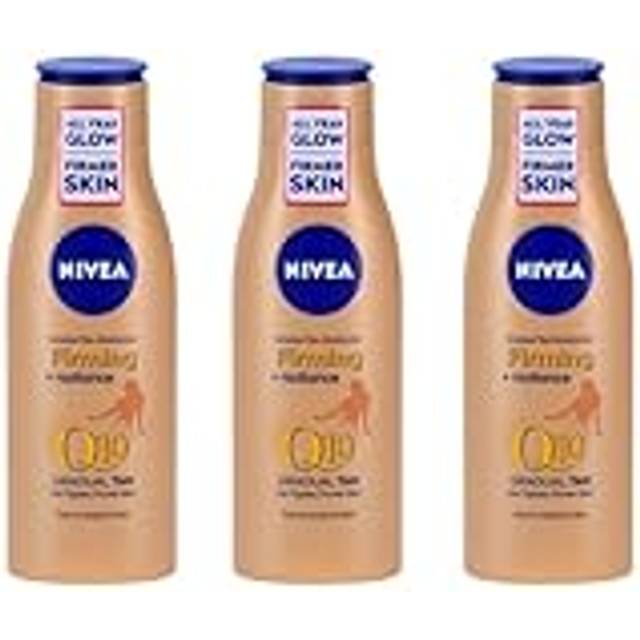 3 x Nivea Body Lotion Firming Garvning Q10 Anti-Age hudvård, 200 ml (3-pack)