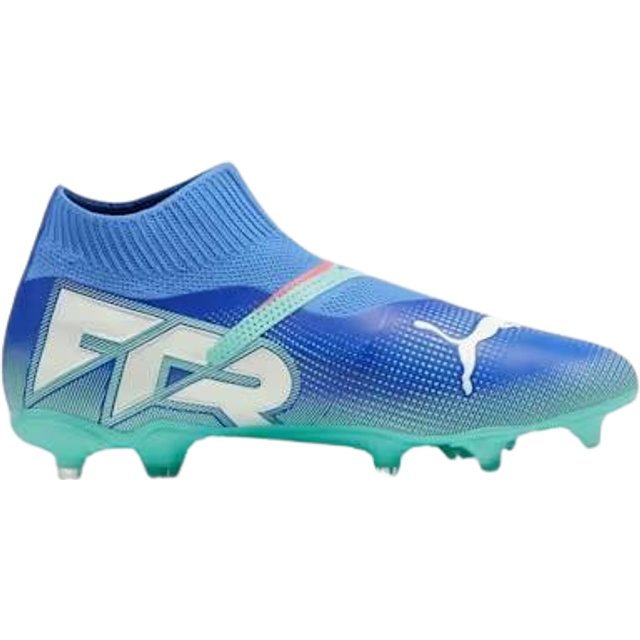 PUMA Future 7 Match + Laceless FG/AG Formula - Blå/PUMA White/Electric Peppermint - ['Blå'] (45)