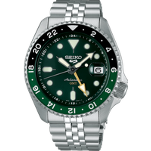 Seiko 5 Sports SKX GMT Bi-Colour Green Watch