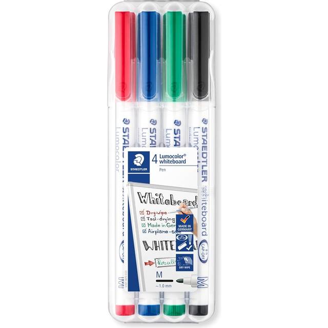 STAEDTLER 301 WP4 ST Märkpennor, Flerfärgad, 4 st