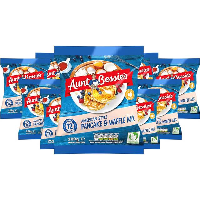 Aunt Bessie's American Style Pancake Batter Mix & Waffle Batter Mix 200g, Pack of 12