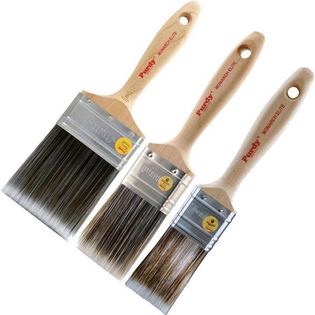 Monarch Elite Brush Set - 3 Brushes (1x1.5' 1x2 1x3') - Purdy