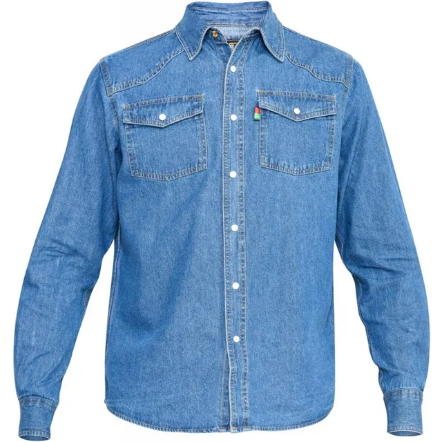 Duke Western Denim Shirt Blue Regular Fit
