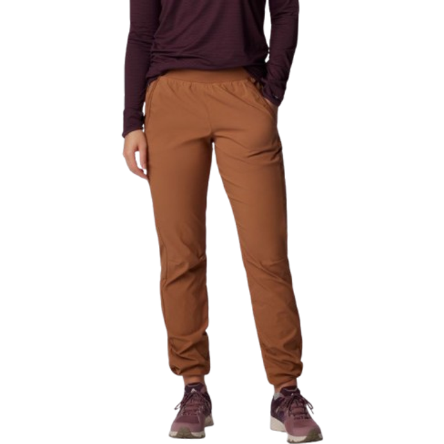 Columbia Women's Leslie Falls Pull-On Pants- - Brown (XXL)