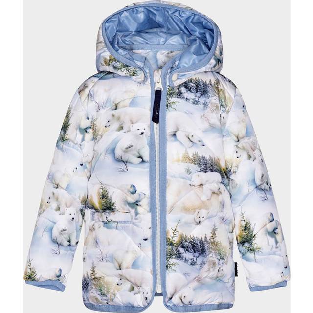 Molo - Harmony Täckjacka Snowy Bears - Vit