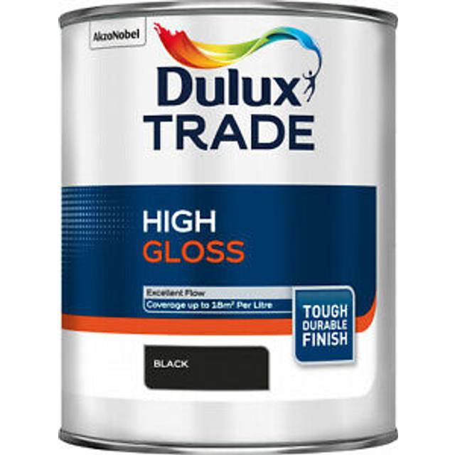 Dulux high gloss paints trade white black pure brilliant interior exterior wood