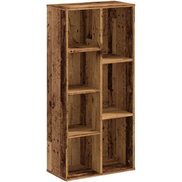 vidaXL Bookcase Old Wood 50x25x105 cm Engineered Wood - Brown