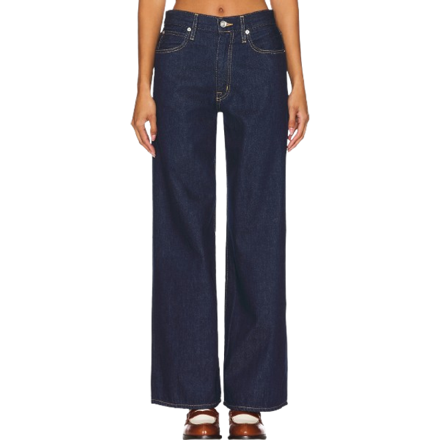 SLVRLAKE Selena Straight Leg Jeans in Midnight Mile - Denim-Dark. Size 30 (also in 24). (30)