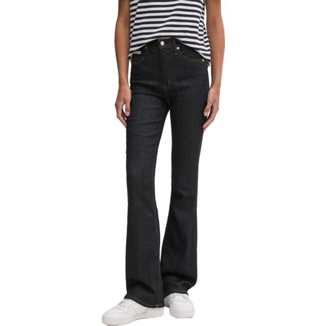 Calvin Klein Jeans Skinny Bootcut Jean - Dark Blue, Blue, Size 26, Women