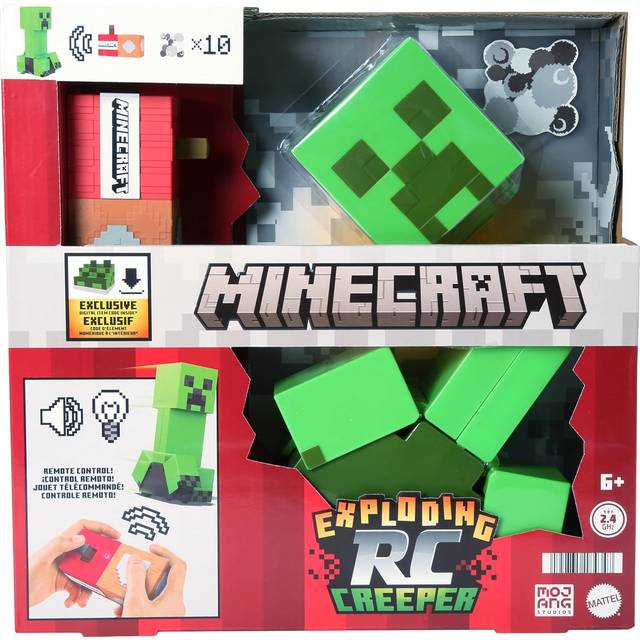 Minecraft Exploding Remote Control Creeper Figure