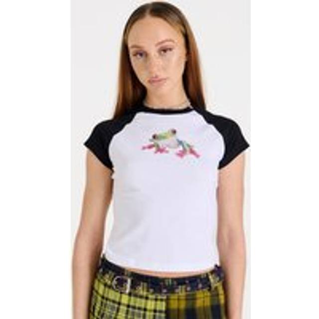 The Ragged Priest Pond Life Baby Tee Size: 6 Colour: White