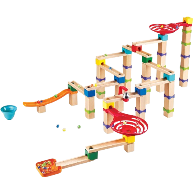 Hape Tricks n Twists Marble Track - Multi - 43 x 36 x 8cm