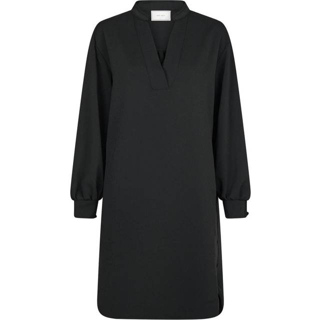 Neo Noir Lexia Crepe Dress Dam Midiklänningar Stl. 34 - Från Magasin - Black (34)